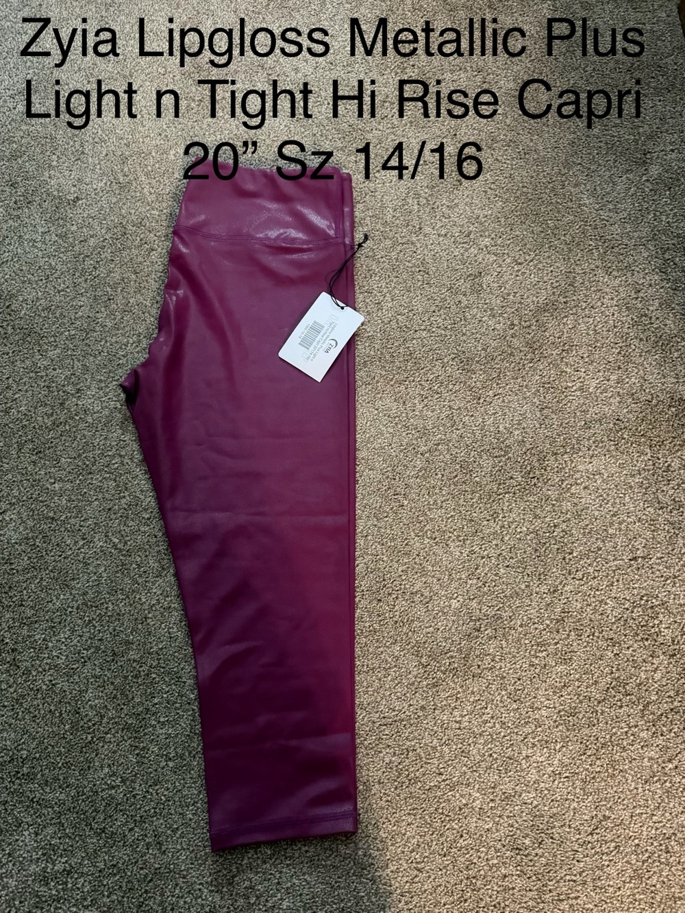 ZYIA Plus Size Leggings. Each pic has the size etc. each pair is $120 for all